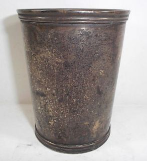 Henry Hudson 1840s Solid Coin Silver Mint Julep Cup Louisville Ultra