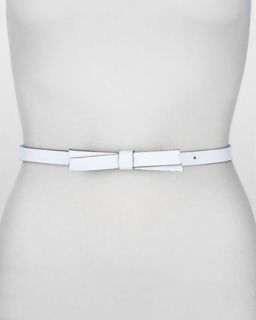  leather bow belt white available in white $ 68 00 kate spade new york