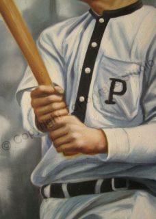 Honus Wagner Pittsburgh Pirates Canvas Oil Painting