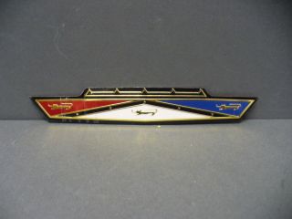 63 Ford Galaxie Hood Release Handle Emblem Grill