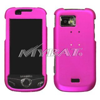 Rose Pink Rubberized Snap On Cover for Samsung Mythic A897