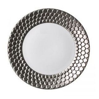 Lobjet Aegean Platinum Sculpted Dinner Plate 10.5 Inch