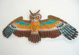 exquisite 3D Japanese Owl Kite Art Decoy Xmas Gift