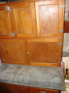Antique L Furniture Vintage Hoosier Cabinet