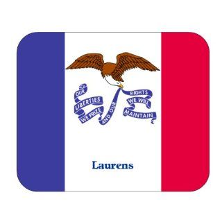 US State Flag   Laurens, Iowa (IA) Mouse Pad Everything