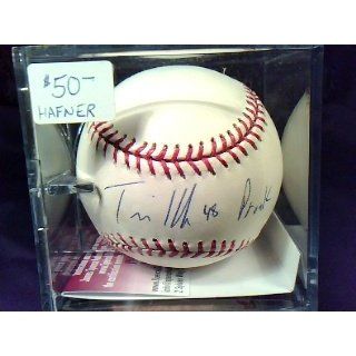Travis Hafner Autographed Baseball?