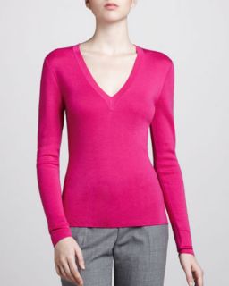 Cullen Cashmere V Neck Sweater   