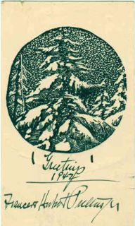 Herbert Pullinger Listed Phila New Hope Christmas Print