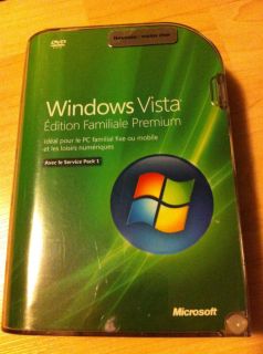 Windows Vista Home Premium (Retail Full Install) FR *BNIB* never been