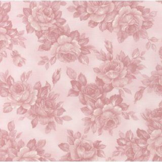 Robert Kaufman Pristine Vintage Rose Pink Toile Cotton