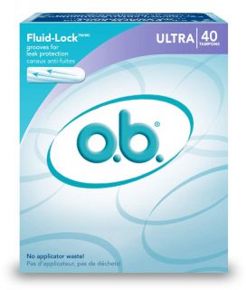 Ultra Absorbency Tampons, 40 Count Boxes (Pack of Three) Product