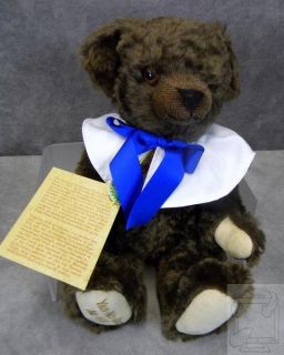 Hermann My Little Brother Yes No Teddy Bear #166 New In Box COA