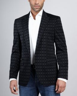 N1VHW Bogosse Timeless Chain Pattern Blazer