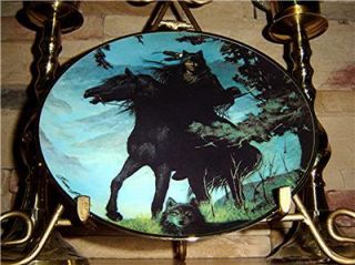 Hermon Adams Spirit of The Night American Indian Franklin Mint Plate