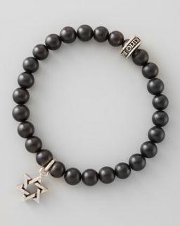  onyx bead star of david bracelet $ 165 00 king baby studio black onyx