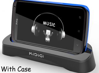 KiDiGi HDMI Desktop Charging Dock Fits w Case Output HTC One x to TV