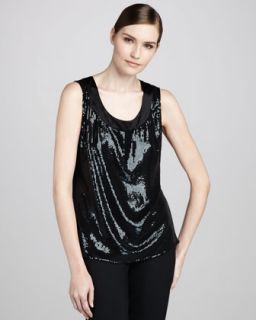 lafayette 148 new york sarisha sequined sleeveless top available in