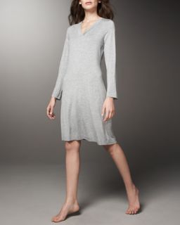 available in grey melange $ 152 00 hanro champagne long sleeve gown