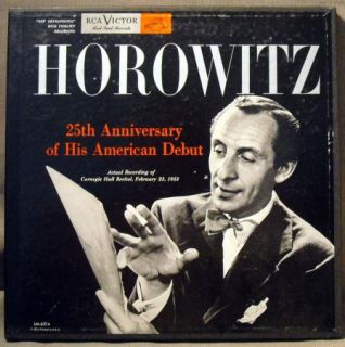 Horowitz 25th Anniversary American Debut 2 x LP Box Set
