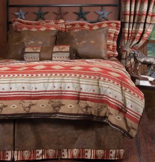Western Southwest Bedding Set Bed Comforter Twin Queen King Rustic