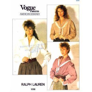 Vogue 1058 Sewing Pattern American Designer Ralph Lauren
