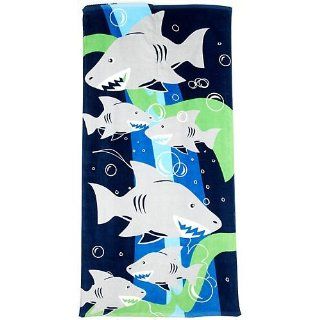 Capelli New York Hungry Sharks Beach Towel And Back Pack