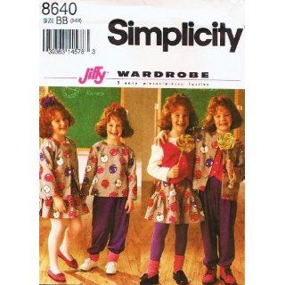 SIMPLICITY Sewing Pattern 8640 (SIZE 5 6X)   CHILDS PANTS