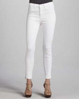 brand jeans washed skinny jeans pale arctic white $ 172