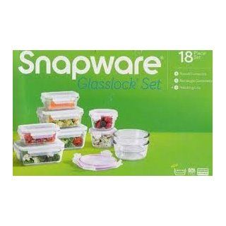 Snapware Glasslock Glass Storage Containers with Lids 18pc