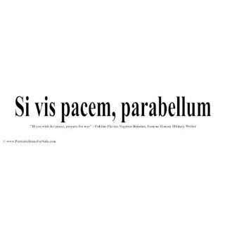 Sticker Si vis pacem, parabellum (If you wish for peace