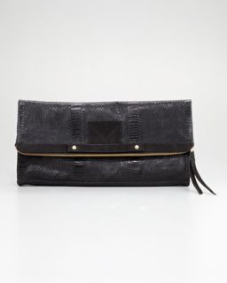 Bankers Oversize Fold Over Clutch Bag