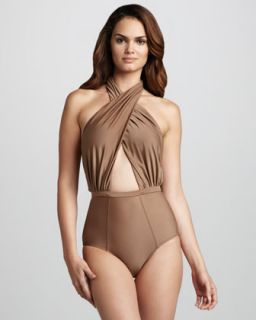  one piece swimsuit available in coco $ 138 00 6 shoreroad cabana twist