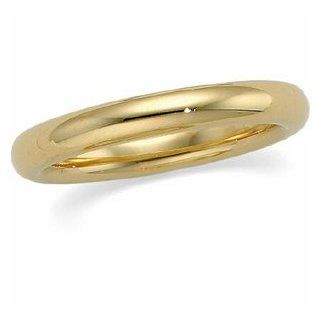 Comfort Fit Band 10K Yellow Gold 03.00 mm Jewelry 