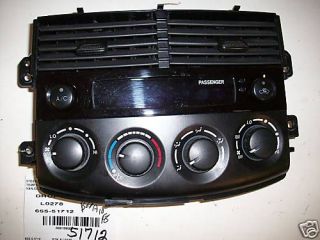Toyota Sienna AC Heater Control Panel 2006 2008