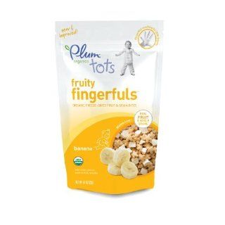 Plum Organics Fruity Fingerfuls, Banana, 0.81 Ounce Pouches (Pack of 8