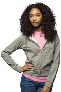Independent Trading Co Ladies Juniors Full Zip Hooded Sweatshirt