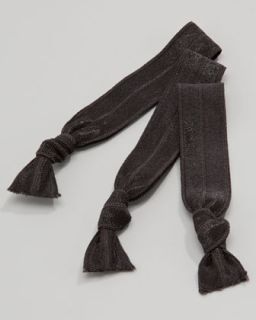D0H1U Twistband Ursula Hair Tie Set, Black