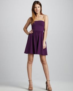  in dk purple $ 168 00 susana monaco natalie strapless dress