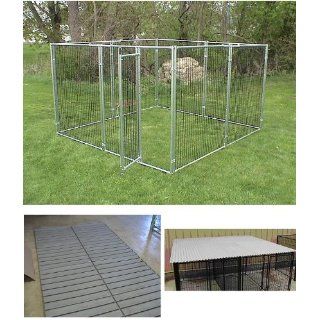 10ft x 10ft Ultra Dog Kennel Package with Flooring and