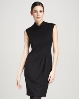 Black Draped Dress  