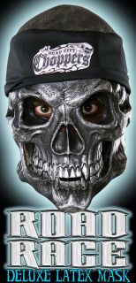 road rage biker skull deluxe vinyl mask metal has never been heavier