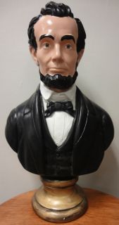 Colorful President Abraham Lincoln Bust Great Emancipator Martyr Civil
