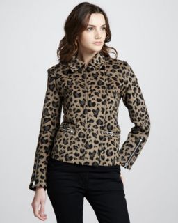  available in multi $ 265 00 maison scotch leopard print fleece coat