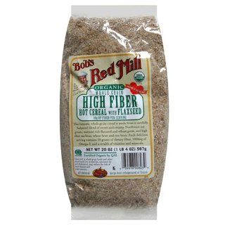 Bobs Red Mill Organic High Fiber Hot Cereal with Flaxseed, 20 Ounce