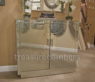 Lily Mirrored Cabinet Storage Bar Server Chest Horchow