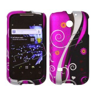 Huawei M865/ Ascend 2 Rubberized Snap on Design Case Hard