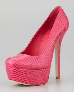  pump pink available in pink $ 295 00 alice olivia larimore croc