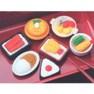 Iwako Japanese Puzzle Bento Food Eraser Set (Box of 60