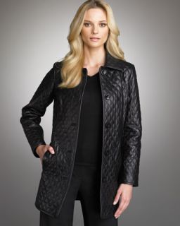  Quilted Leather Jacket   