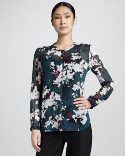 available in azurite multi $ 235 00 dkny print chiffon blouse $ 235 00
